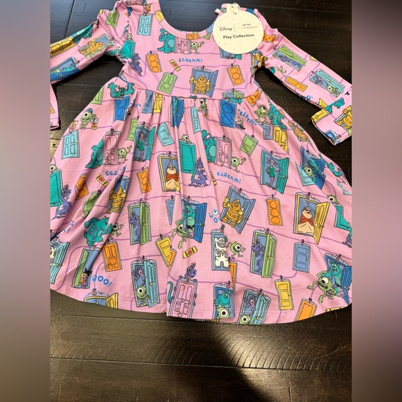 Little Sleepies NWT Disney Monsters Inc. Scream Team Twirl Size 2T - Picture 2 of 4